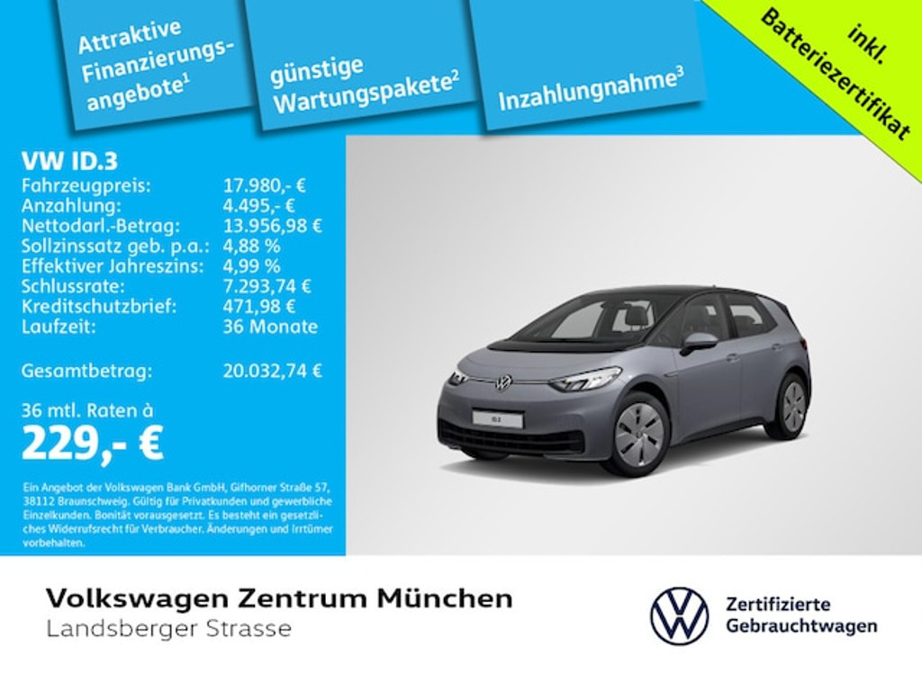Volkswagen ID.3 Performance Pure