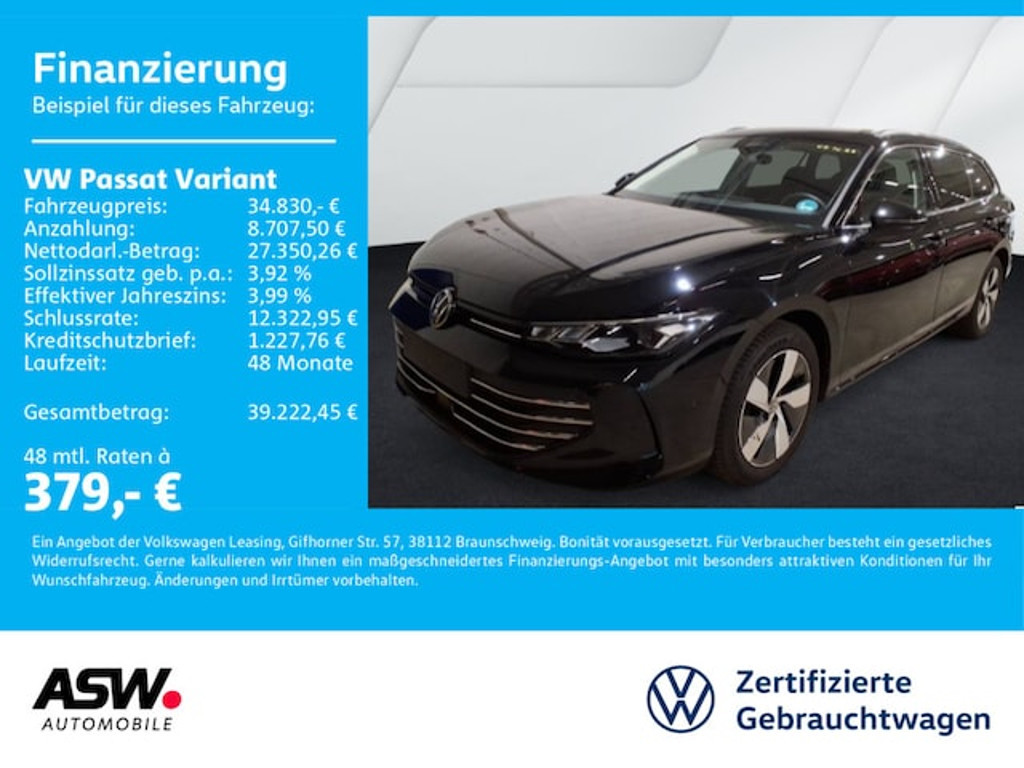Volkswagen Passat Business DSG Variant 2.0 TDI