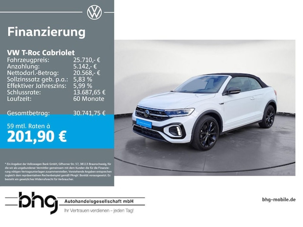 Volkswagen T-Roc Cabriolet R-Line 1.5 TSI