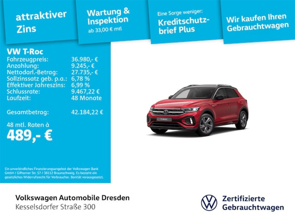 Volkswagen T-Roc DSG 2.0 TDI