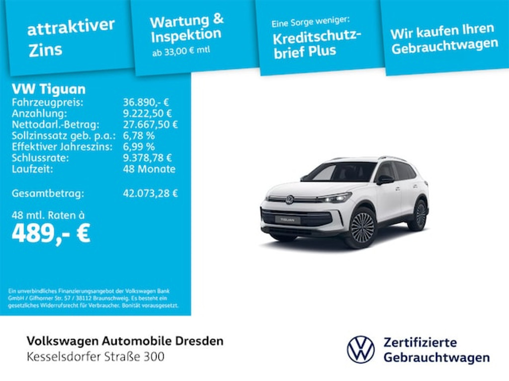 Volkswagen Tiguan Life 1.5 TSI