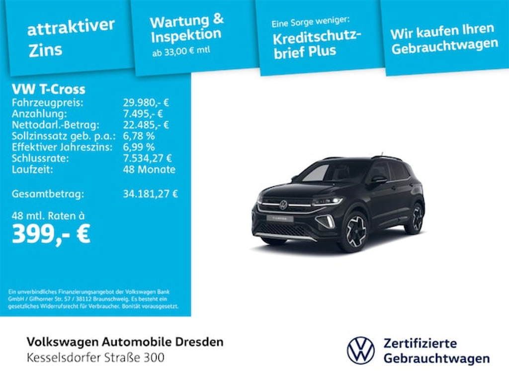 Volkswagen T-Cross R-Line 1.5 TSI