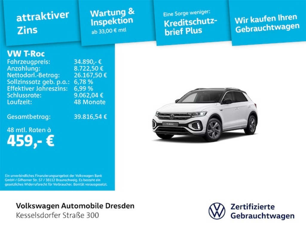 Volkswagen T-Roc R-Line 1.5 TSI