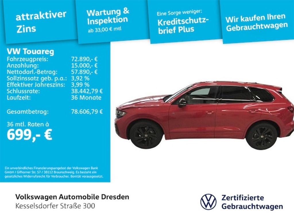 Volkswagen Touareg R-Line 3.0 V6 TDI