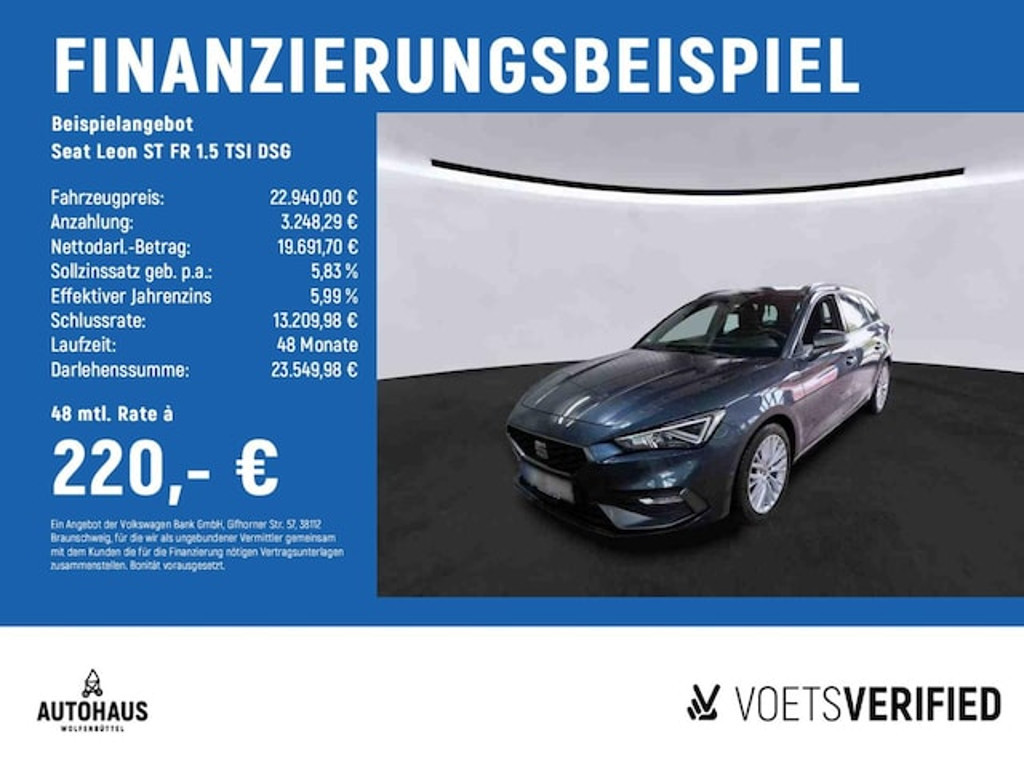 Seat Leon FR-lijn 1.5 TSI Sportstourer DSG