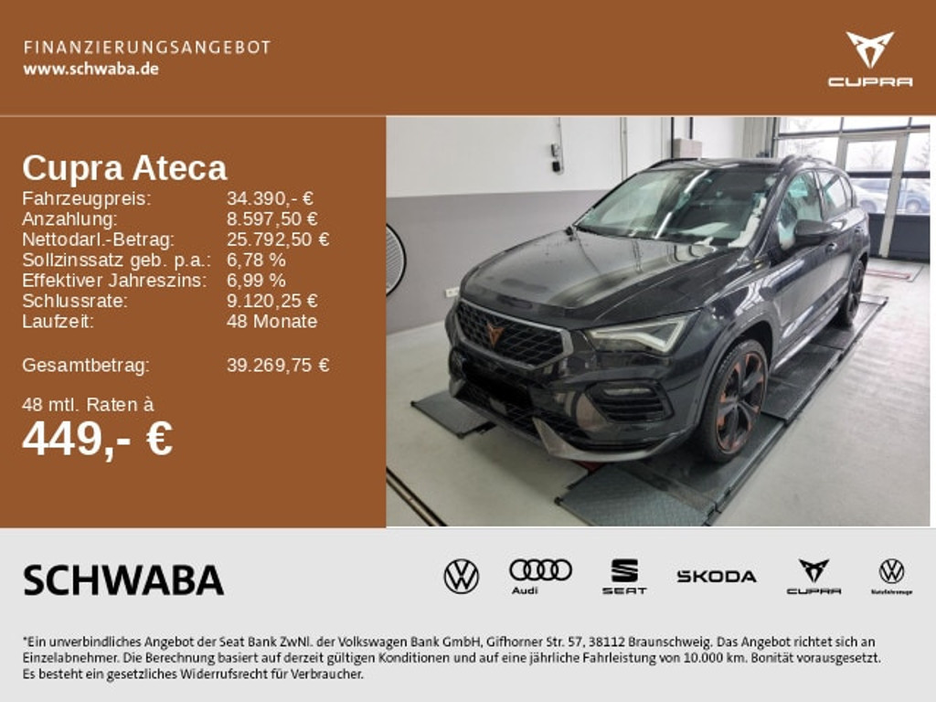 Cupra Ateca 4Drive 2.0 TSI DSG