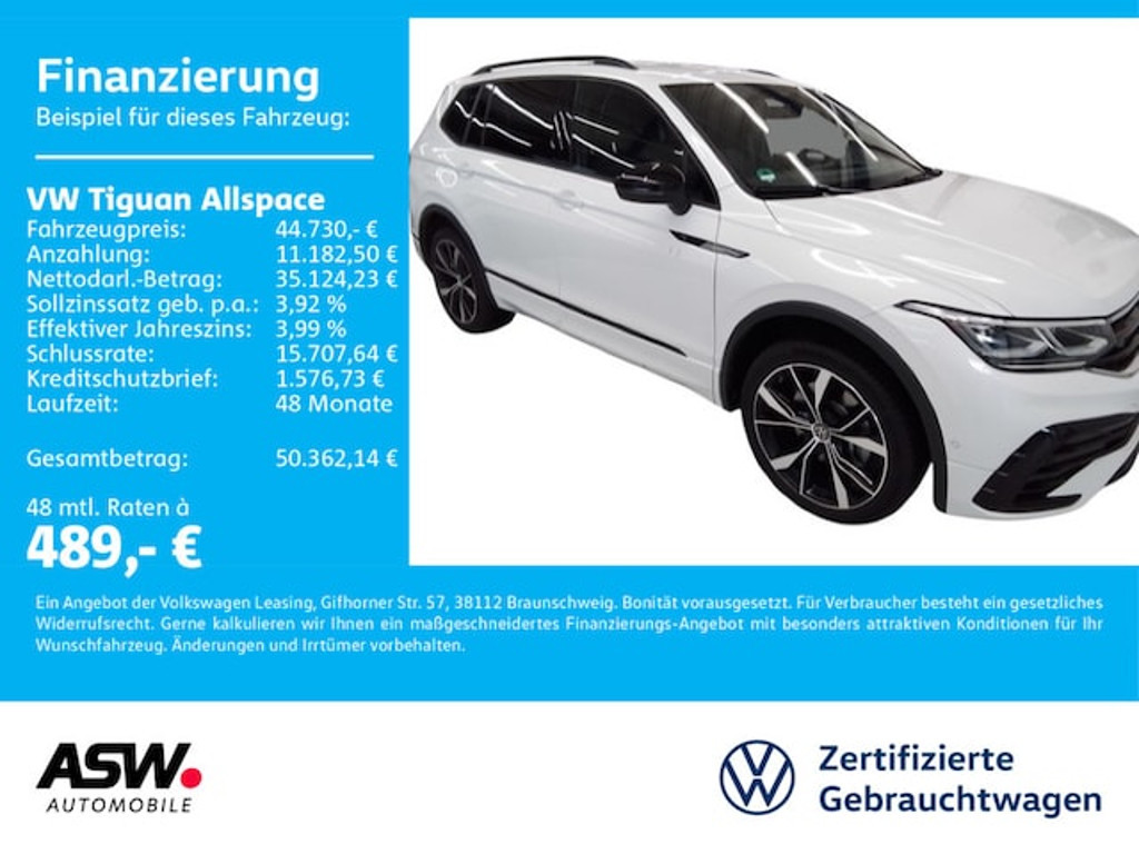 Volkswagen Tiguan DSG Allspace R-Line 2.0 TDI