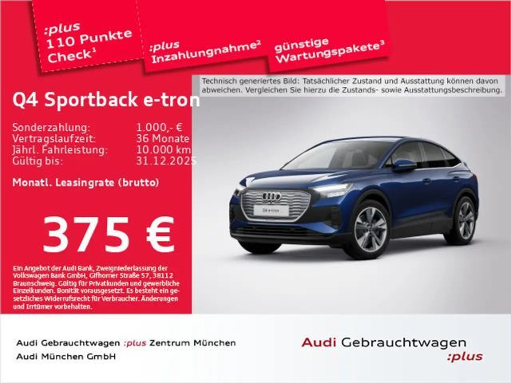 Audi Q4 e-tron 45 AHK/ACC/20"Zoll/Kameras