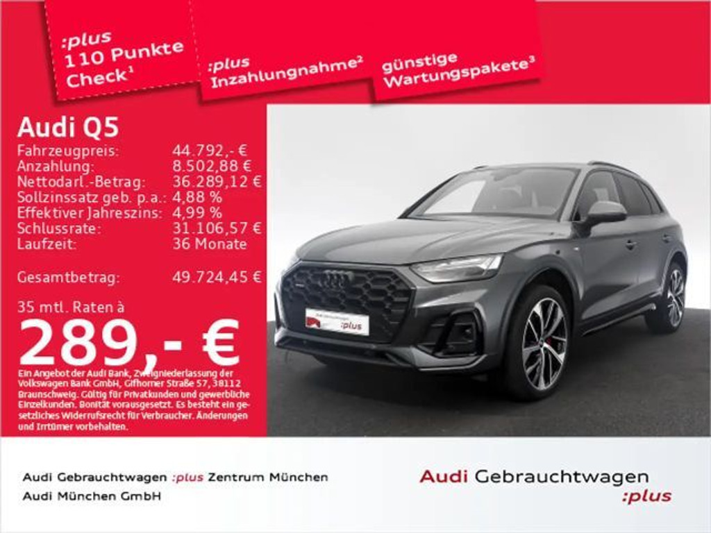 Audi Q5 Quattro S-Line S-Tronic 40 TDI
