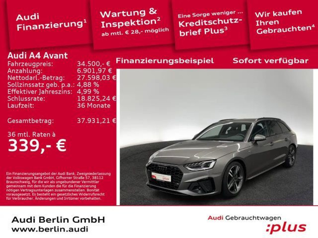Audi A4 S-Line 35 TDI