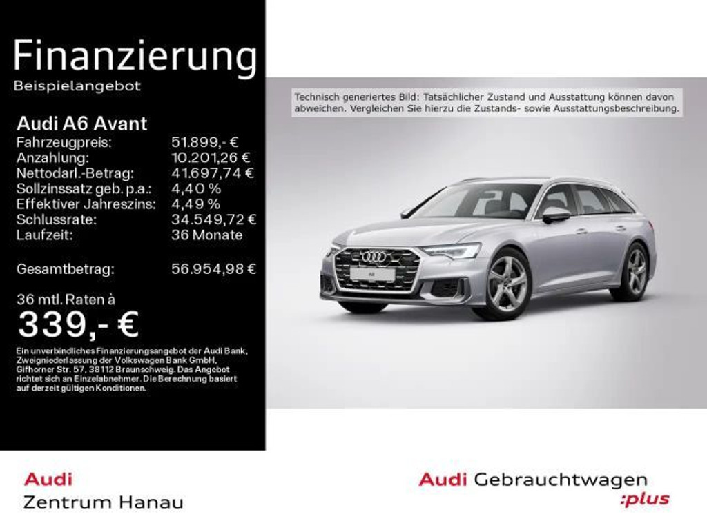 Audi A6 Quattro S-Line 45 TFSI