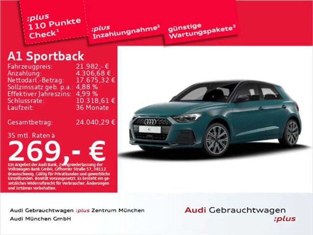 Audi A1 S-Tronic 30 TFSI