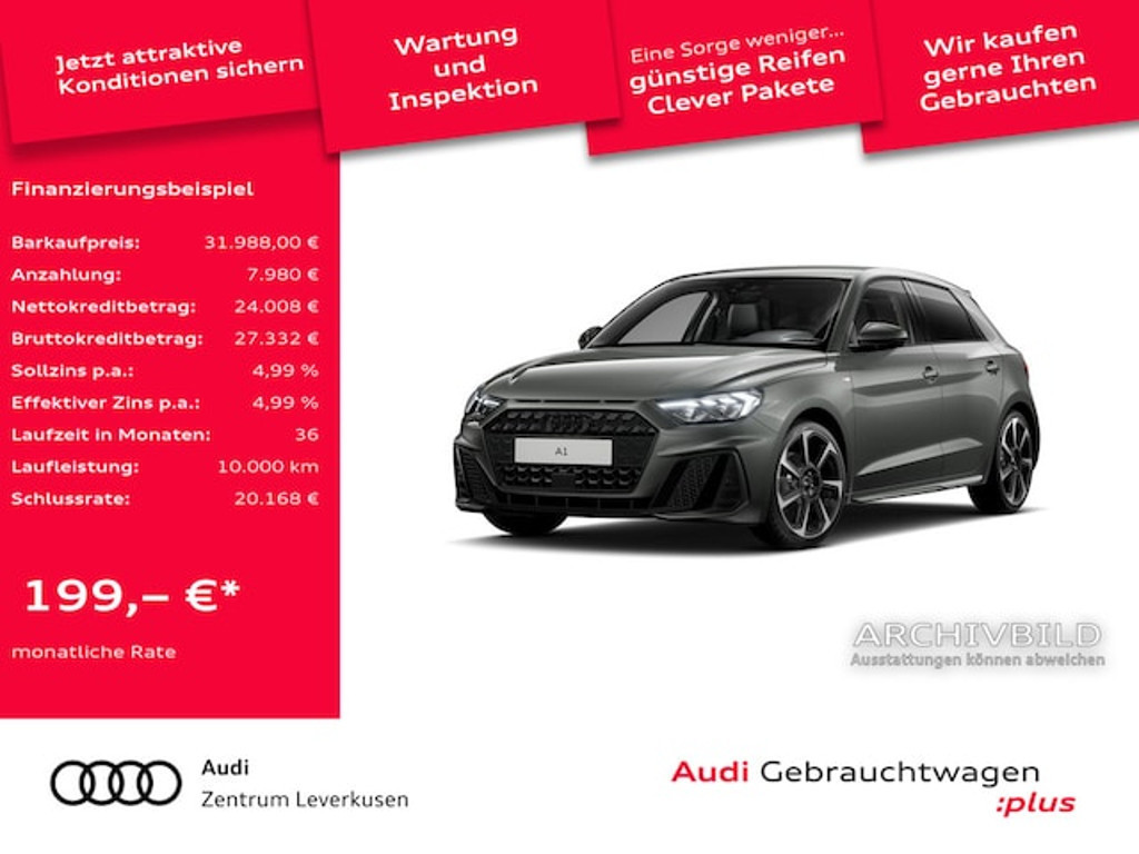 Audi A1 Sportback S-Line S-Tronic 35 TFSI