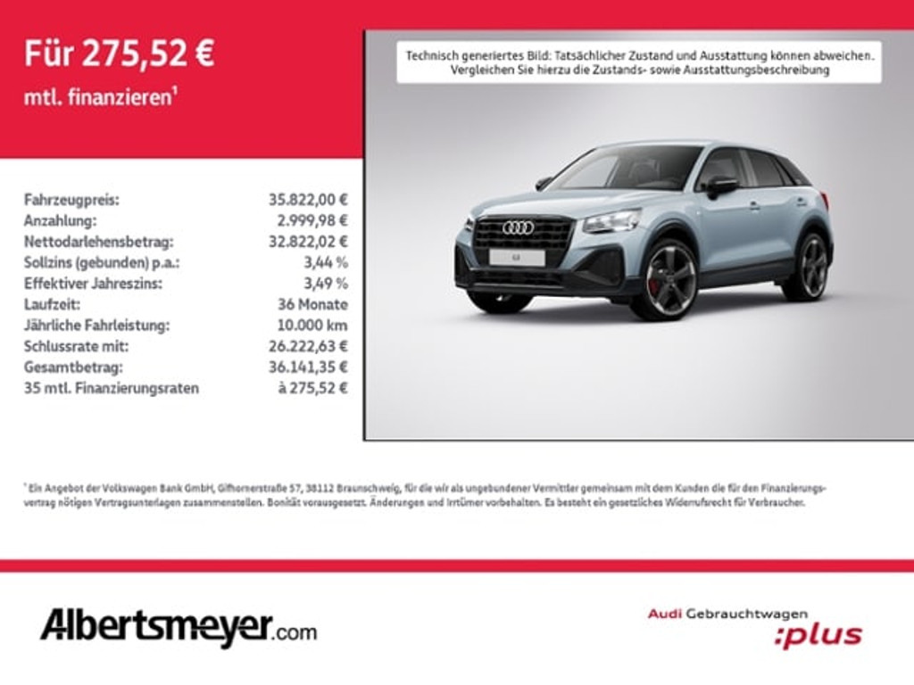 Audi Q2 S-Line S-Tronic 35 TFSI