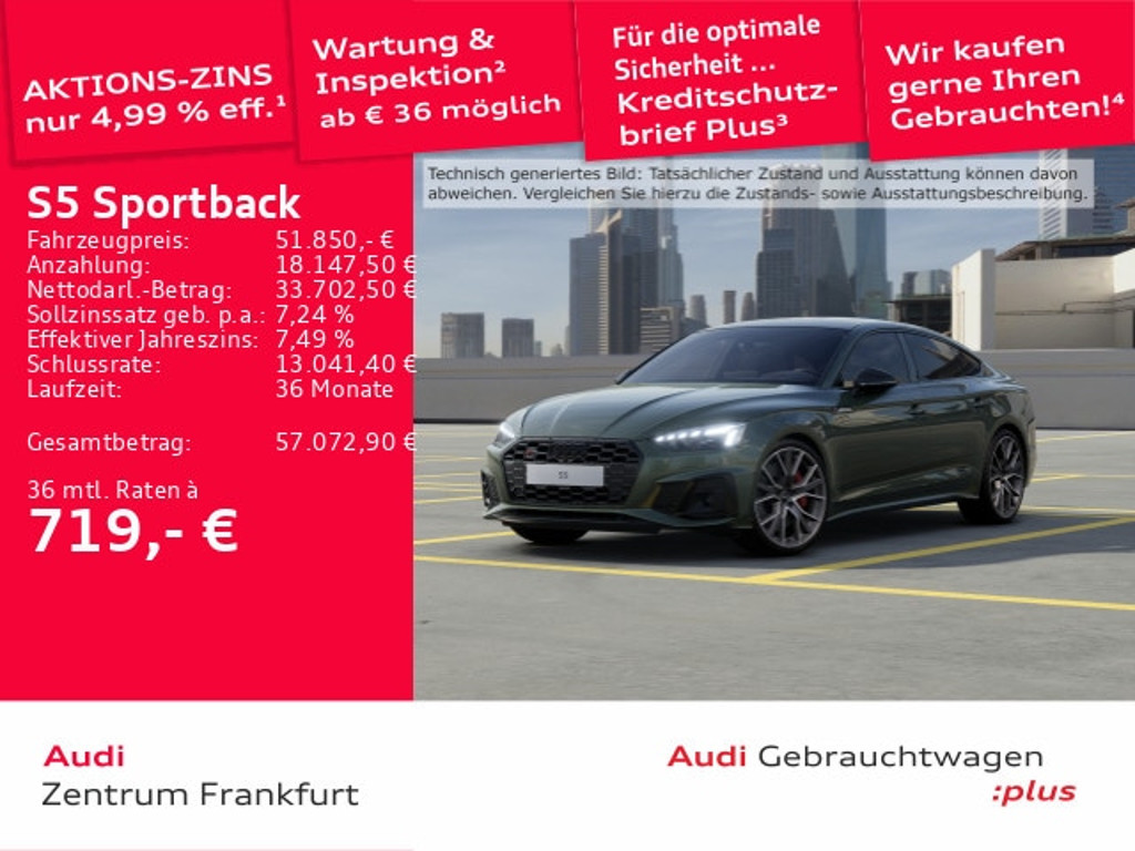 Audi S5 Sportback Quattro
