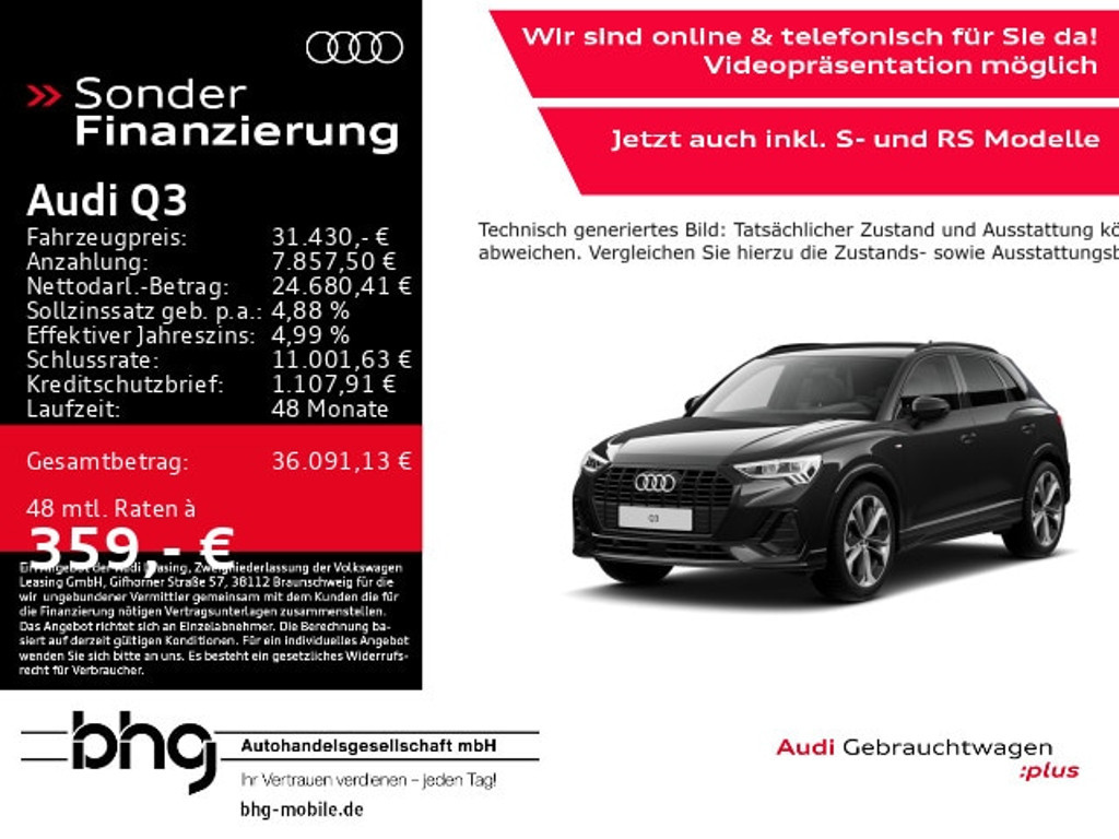 Audi Q3 S-Line S-Tronic 35 TDI