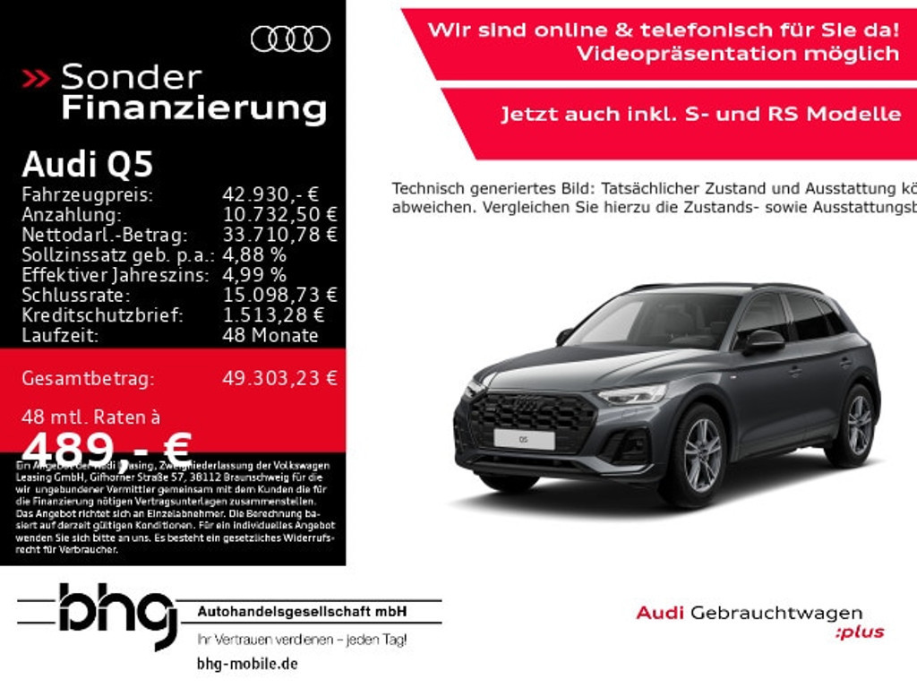 Audi Q5 Quattro S-Tronic 40 TDI