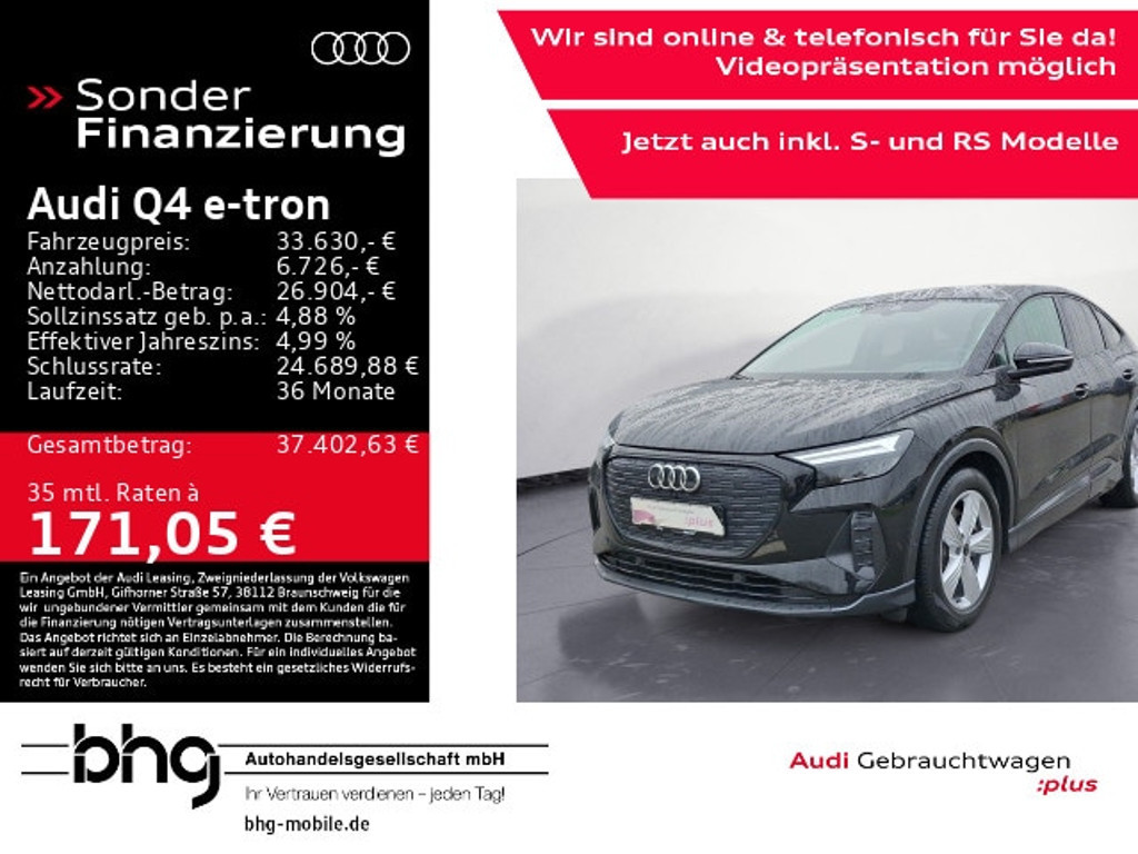 Audi Q4 e-tron Sportback Quattro 50