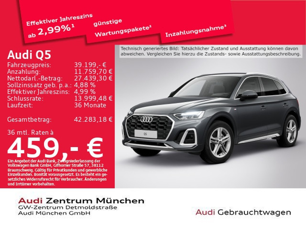 Audi Q5 Quattro S-Tronic 40 TDI