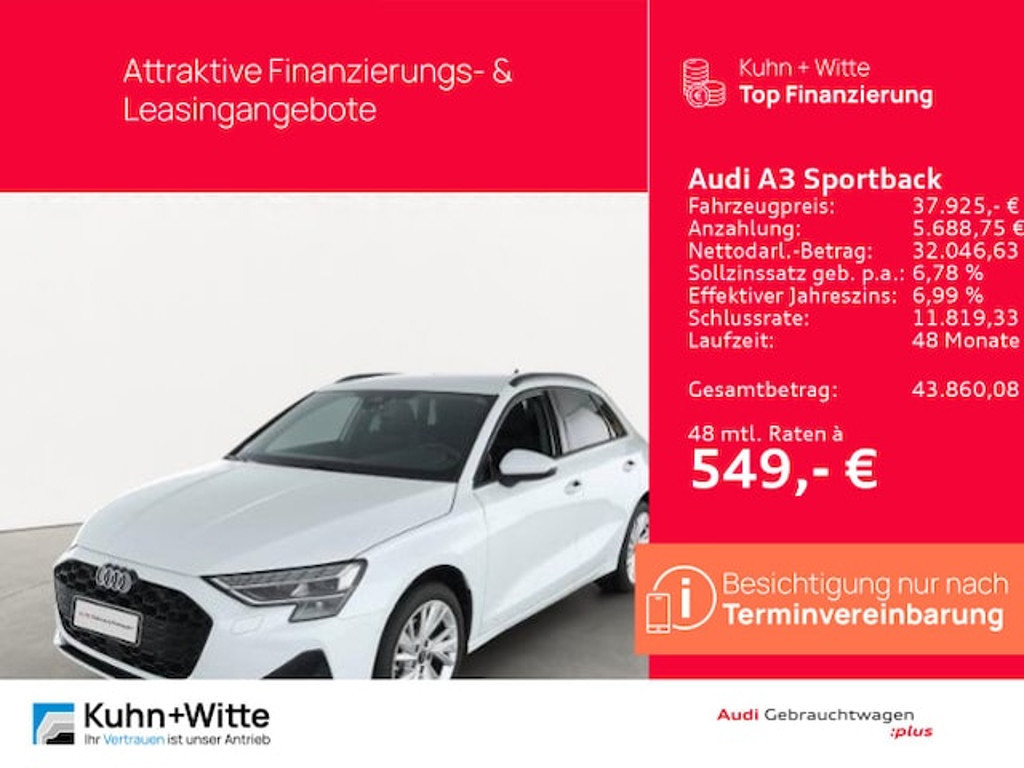 Audi A3 Sportback S-Tronic 30 TFSI