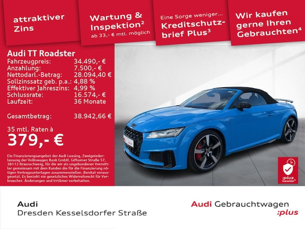 Audi TT Roadster Quattro S-Tronic 45 TFSI