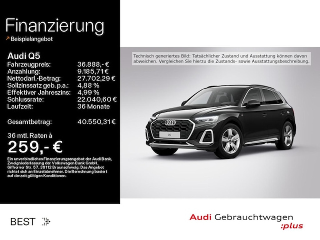 Audi Q5 Quattro S-Tronic 40 TDI