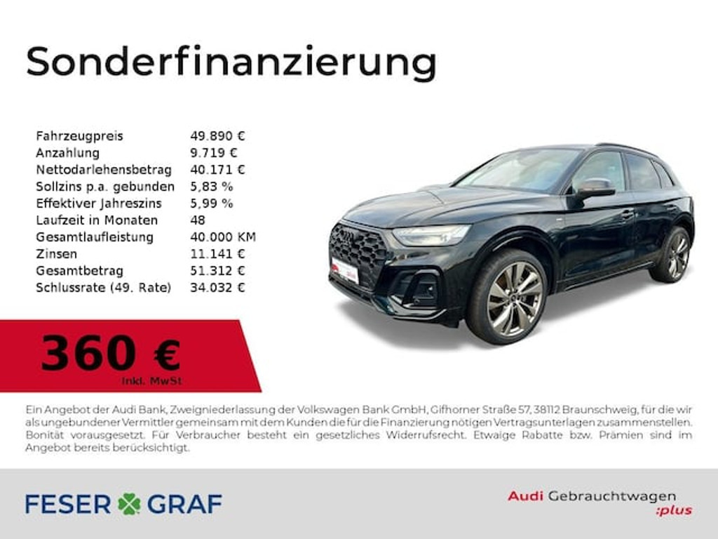 Audi Q5 Quattro S-Tronic 40 TDI