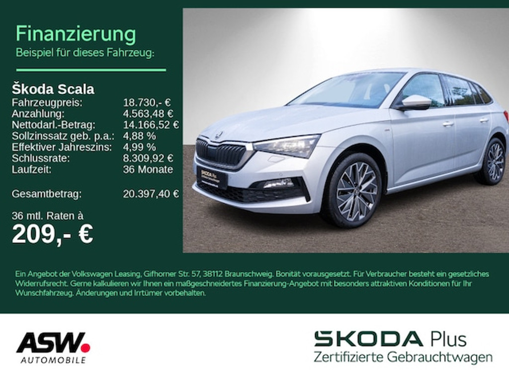 Skoda Scala 1.0 TSI Tour