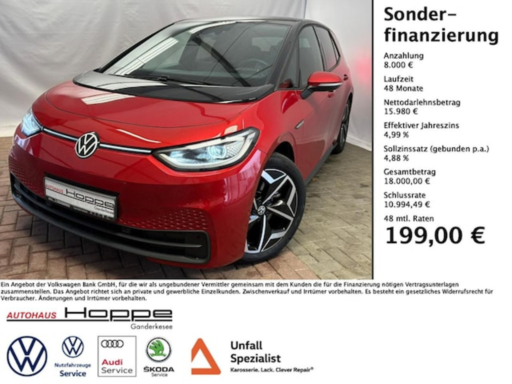 Volkswagen ID.3 Performance 58 KWh Pro 150 kW