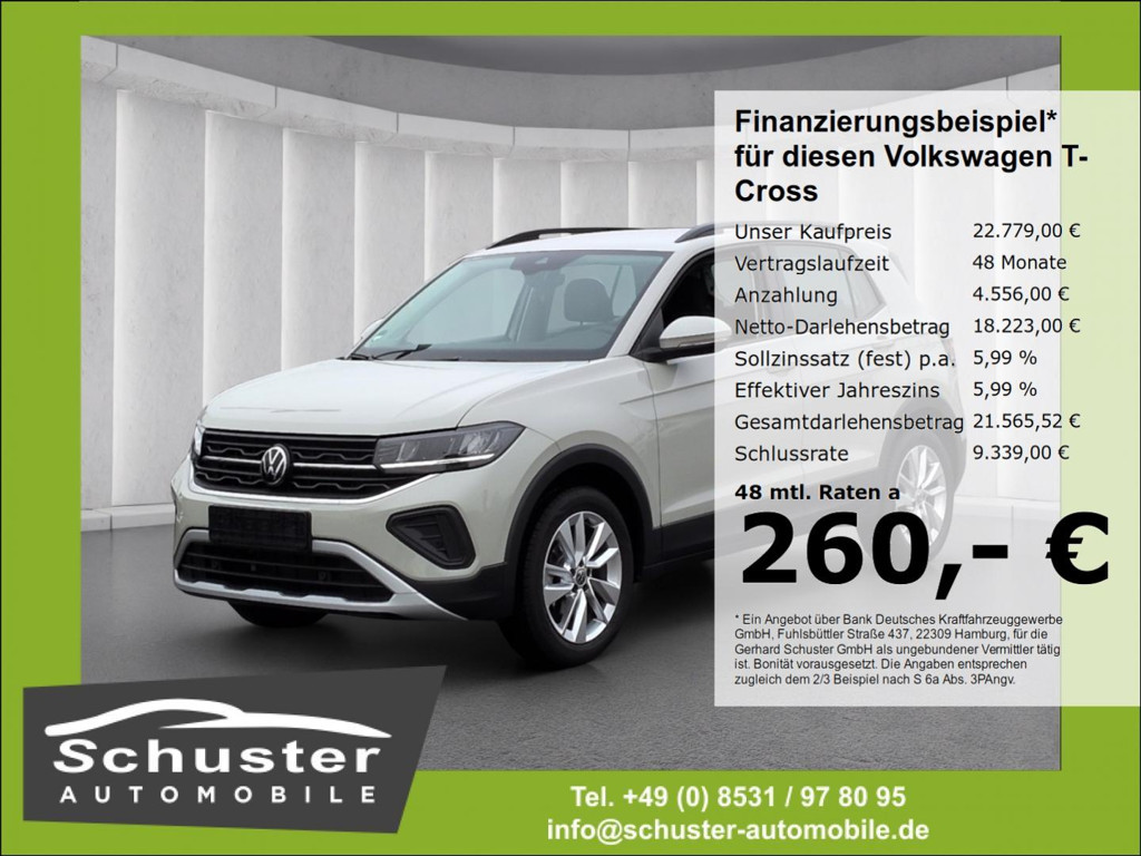 Volkswagen T-Cross Life 1.0 TSI