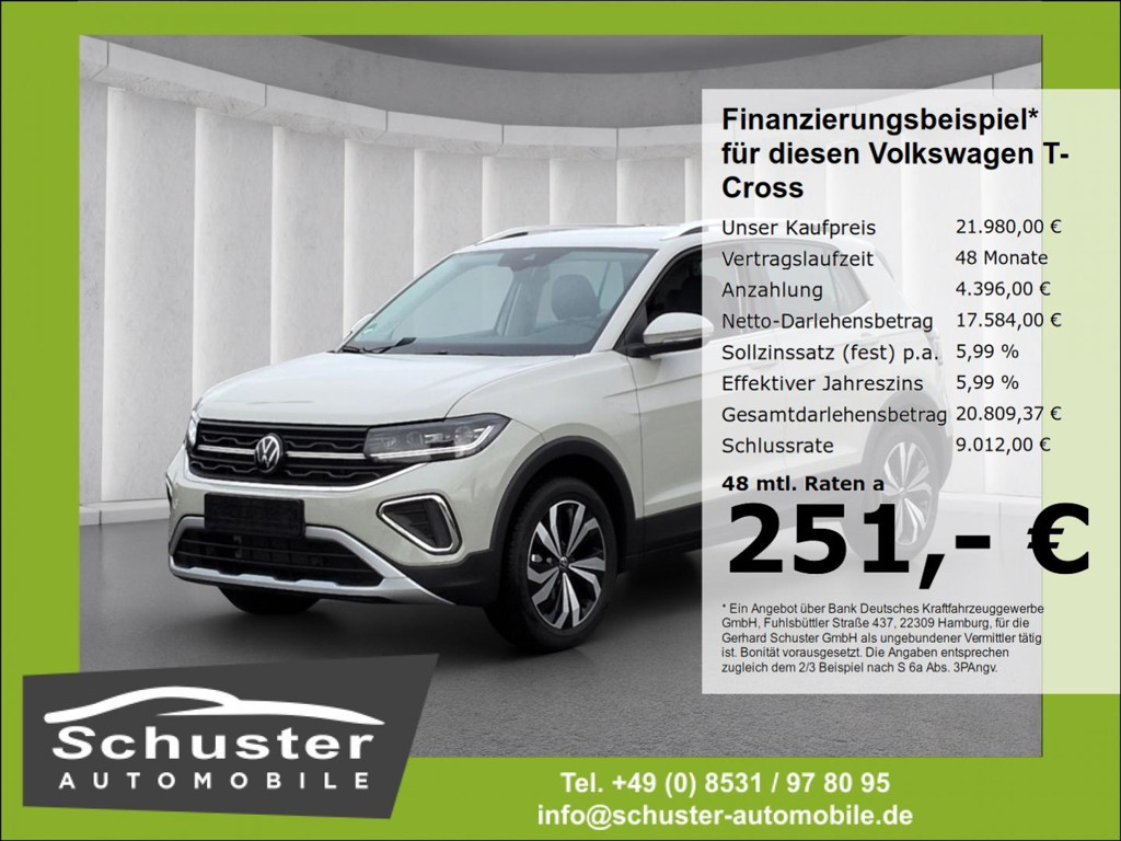 Volkswagen T-Cross Style 1.0 TSI IQ.Drive