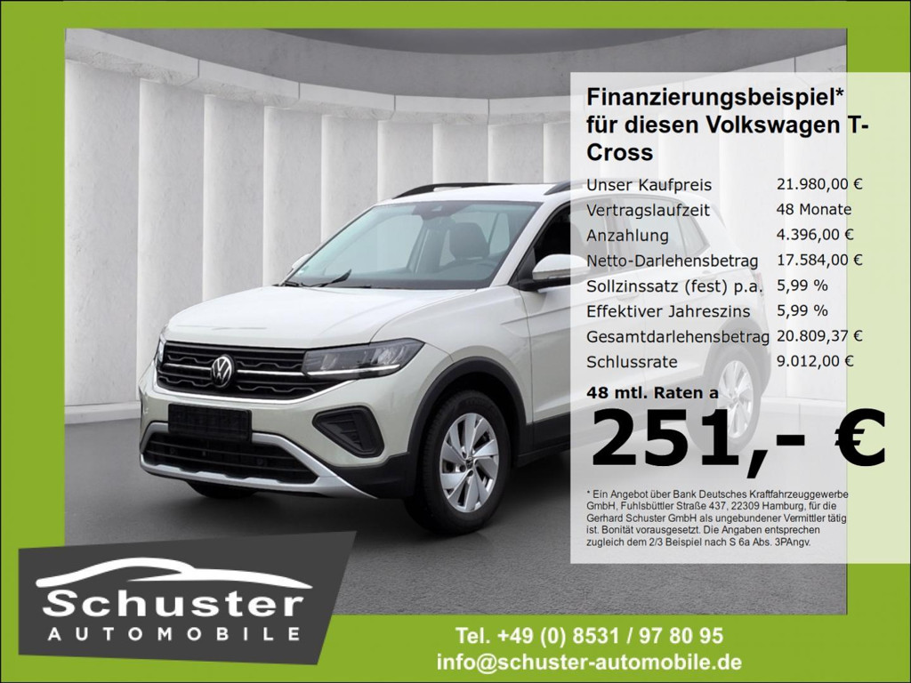 Volkswagen T-Cross Life 1.0 TSI
