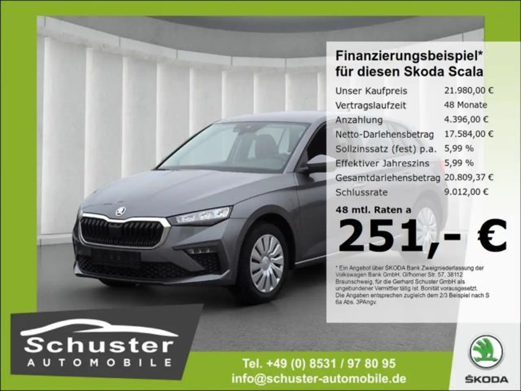 Skoda Scala Essence TSI*DSG LED SHZ Tempo digCockp PDC