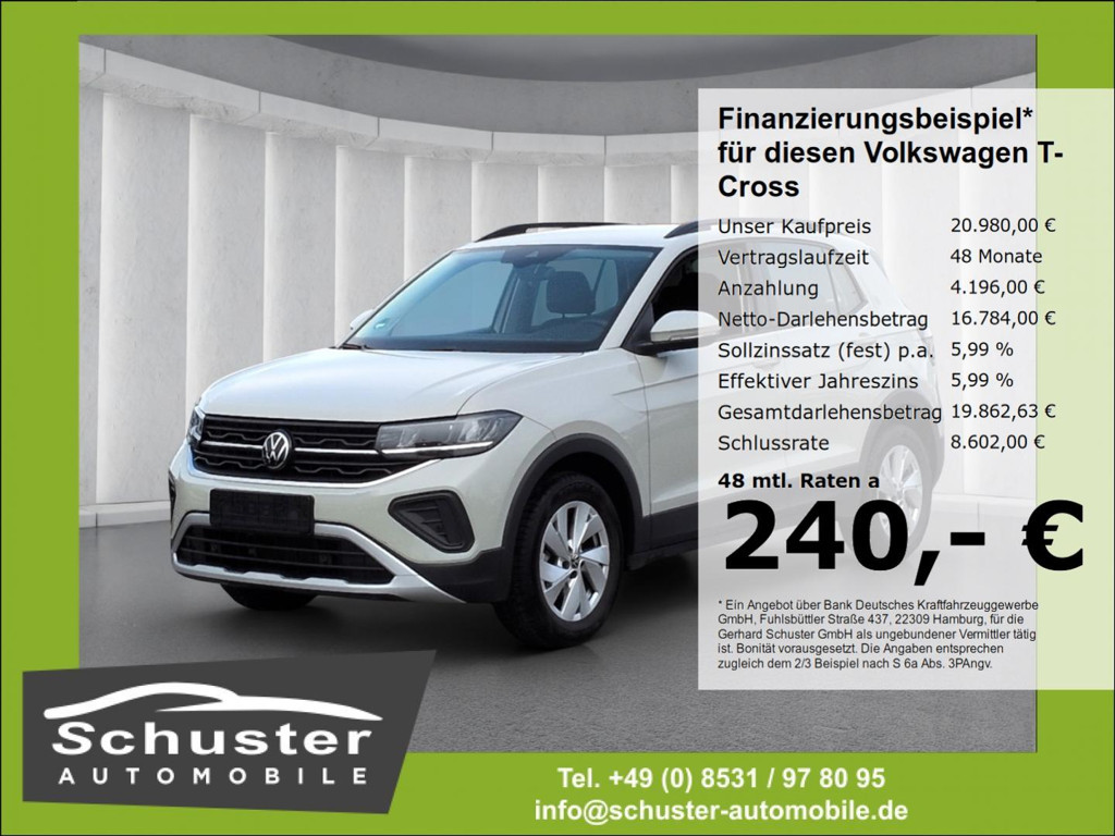 Volkswagen T-Cross Life 1.0 TSI