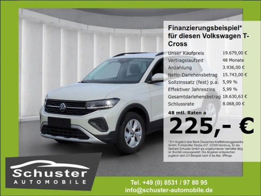 Volkswagen T-Cross Life 1.0 TSI