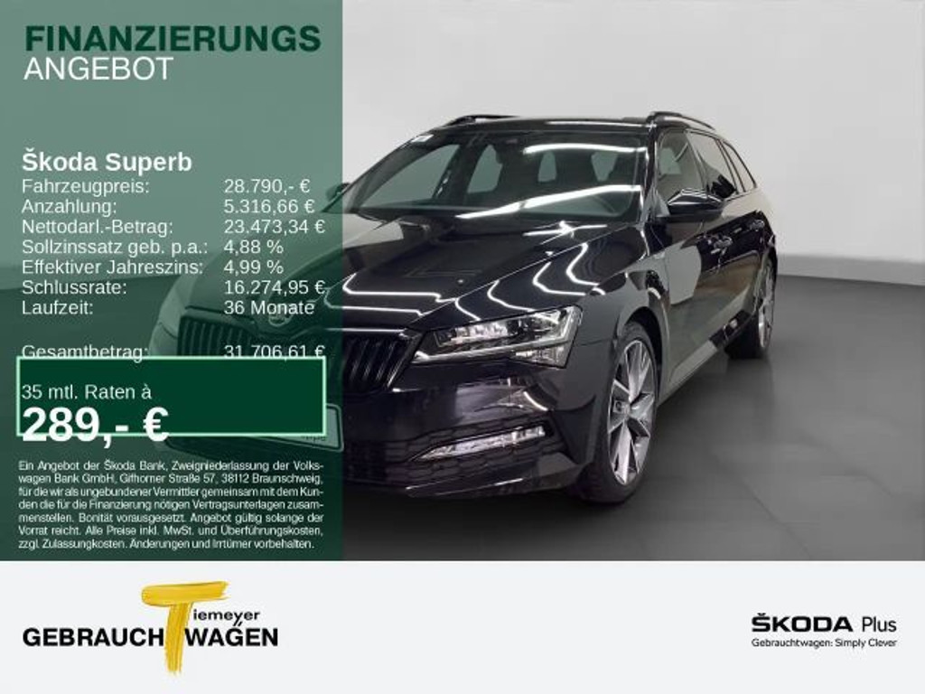 Skoda Superb Combi Sportline 2.0 TSI