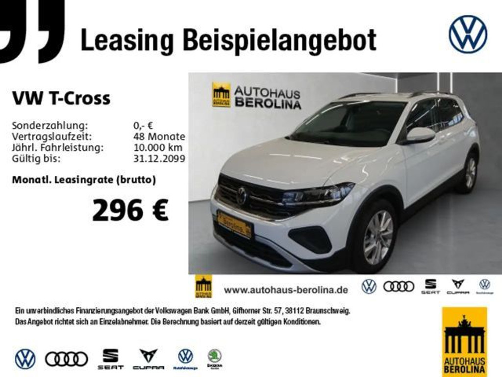 Volkswagen T-Cross DSG Life 1.5 TSI
