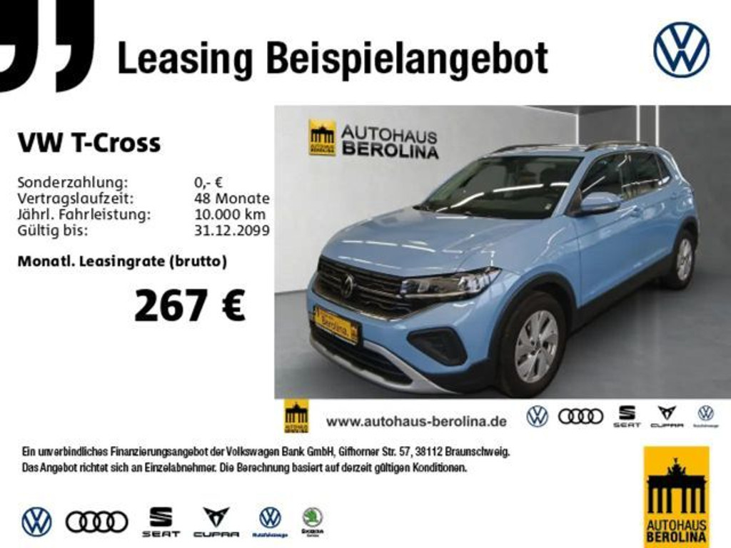 Volkswagen T-Cross DSG Life 1.0 TSI