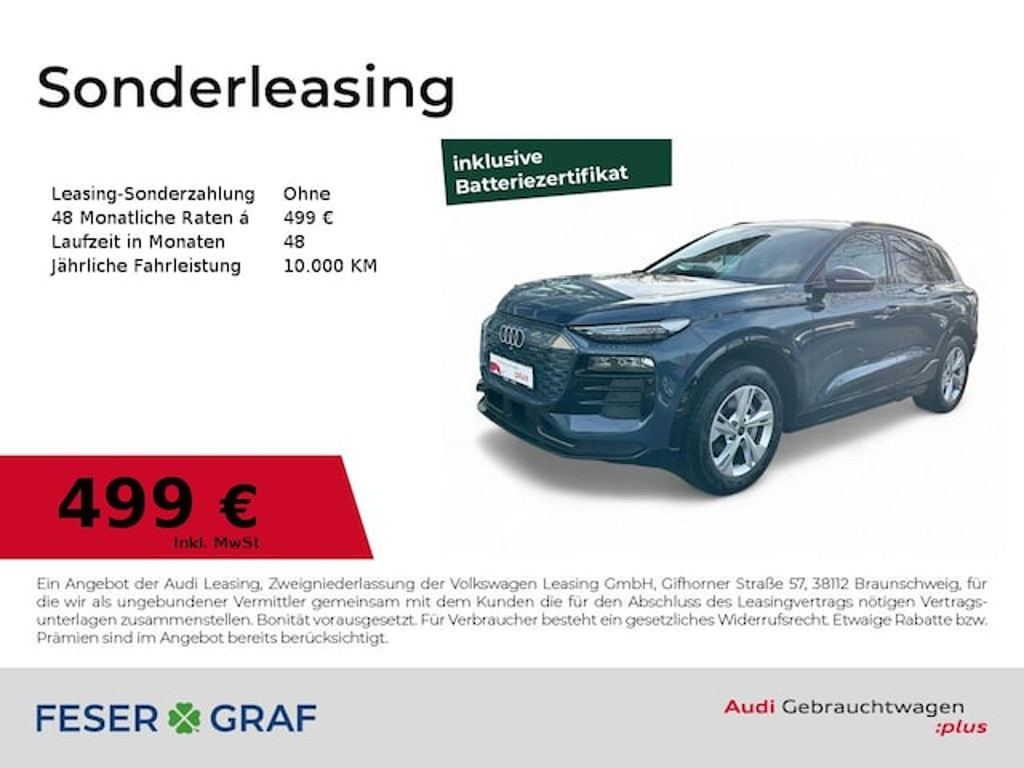 Audi Q6 e-tron Suv e-tron Audi Q6 SUV e-tron