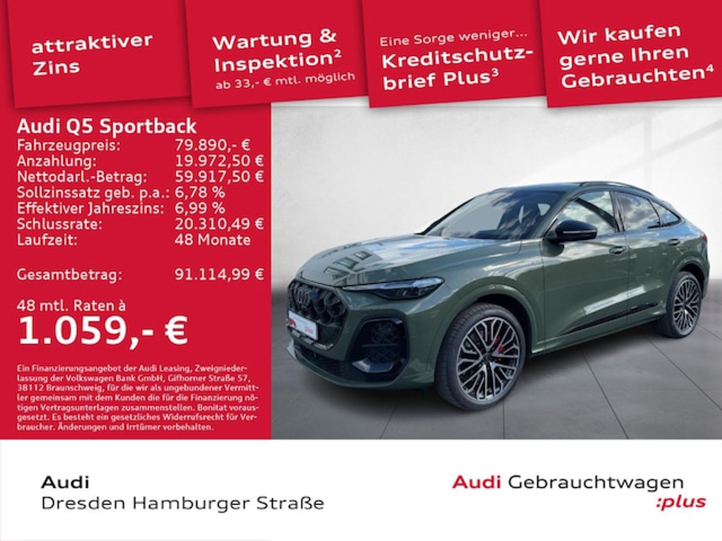 Audi Q5 Sportback Quattro S-Tronic Hybride