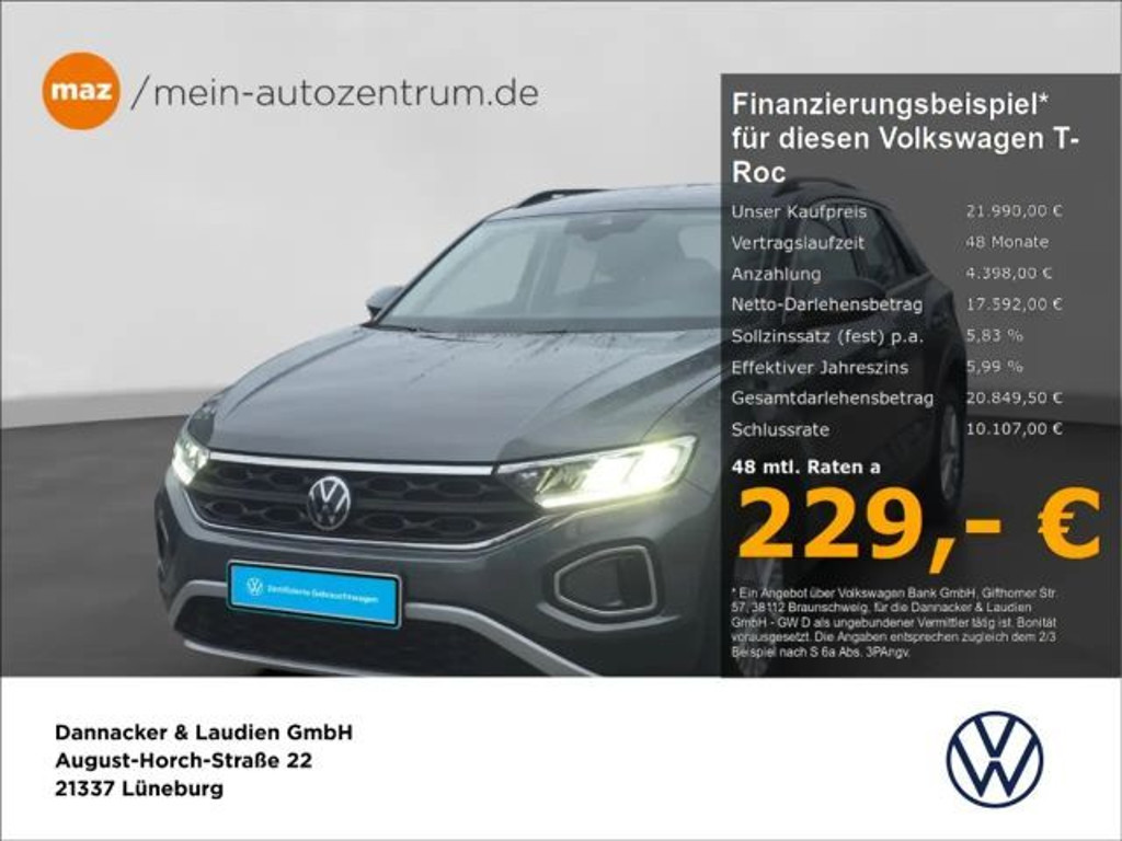 Volkswagen T-Roc Life 2.0 TDI