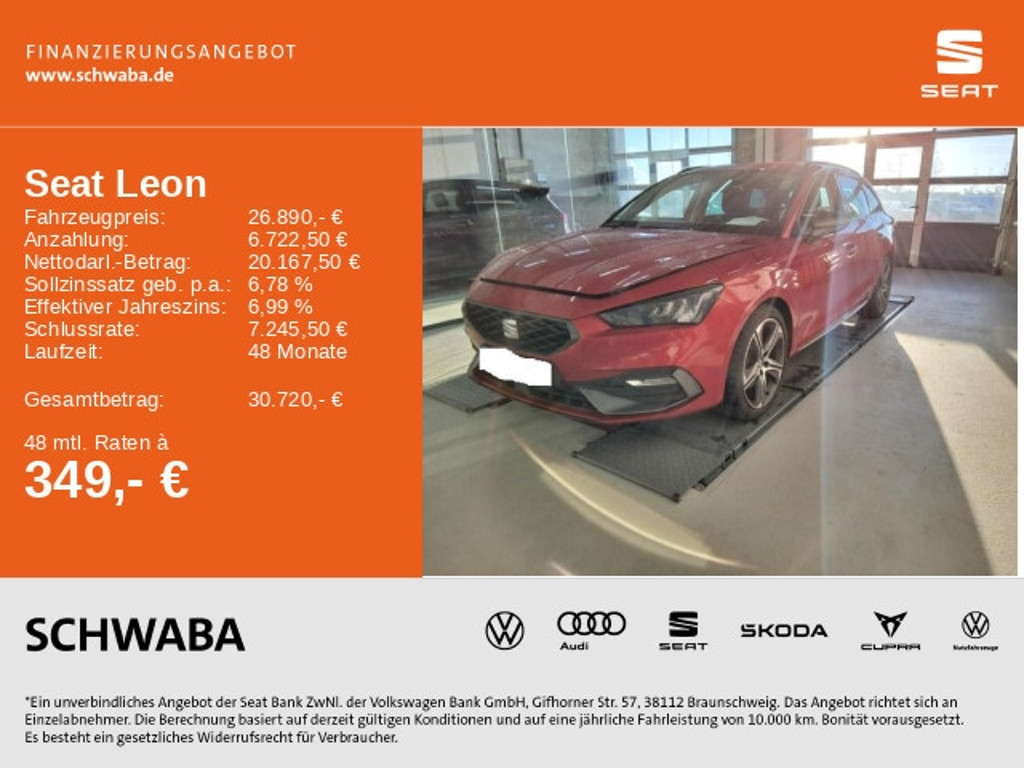 Seat Leon FR-lijn 2.0 TSI Sportstourer DSG