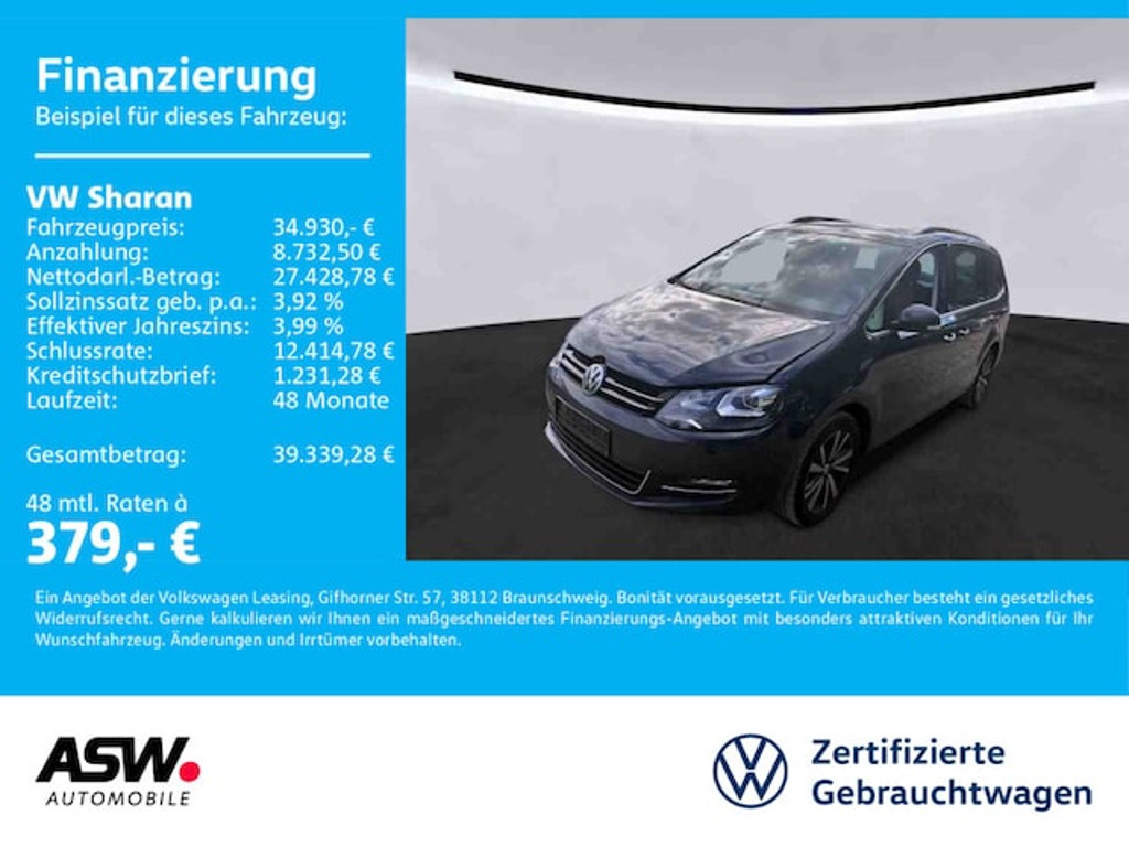 Volkswagen Sharan Highline 1.4 TSI 7-zitter