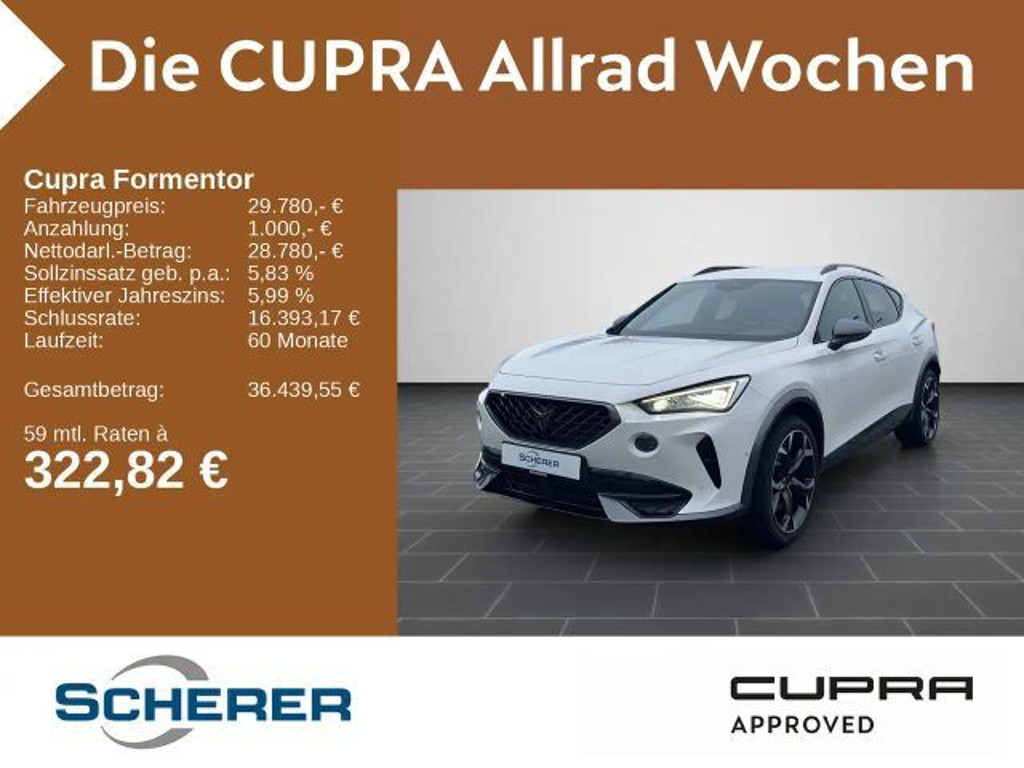 Cupra Formentor 4Drive 2.0 TSI VZ