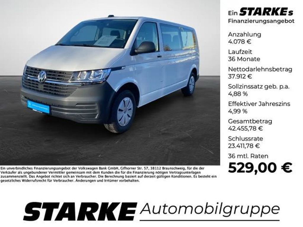 Volkswagen Transporter 2.0 TDI Lang T6