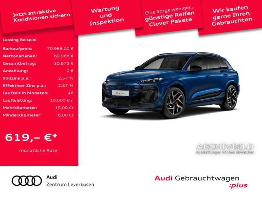 Audi Q6 e-tron ACC NAVI B&O HUD PANO LEDER LUFT 360°