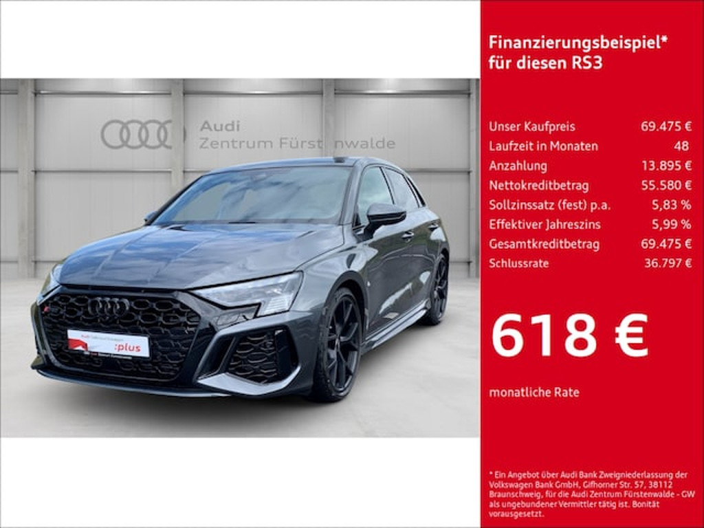Audi RS3 Sportback Quattro S-Tronic