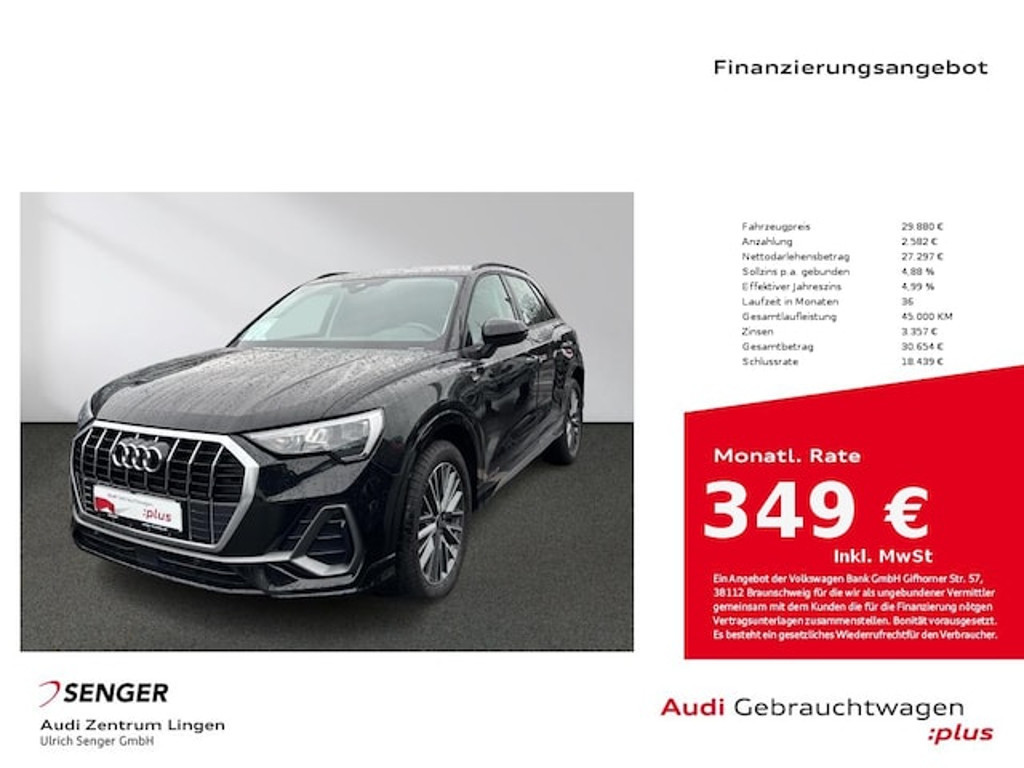 Audi Q3 S-Line S-Tronic Hybride 45 TFSI