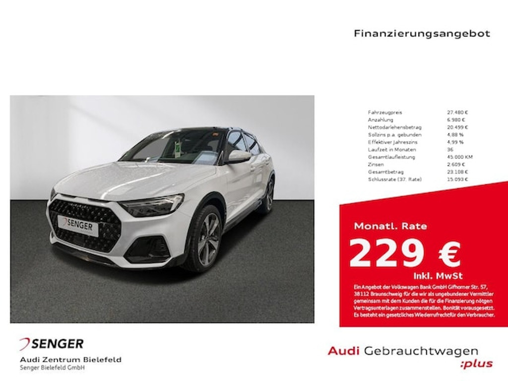 Audi A1 S-Tronic 30 TFSI Allstreet