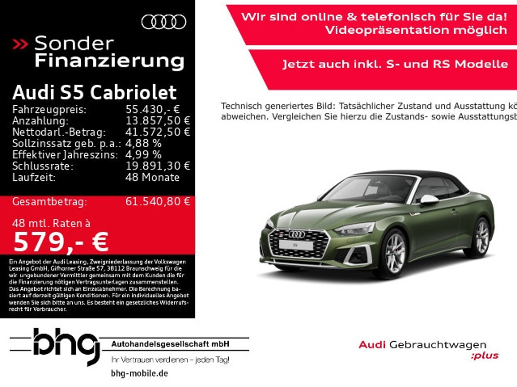 Audi S5 Cabriolet Quattro